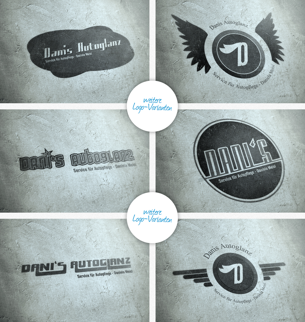 Danis Autoglanz, Corporate Design, weitere Logos