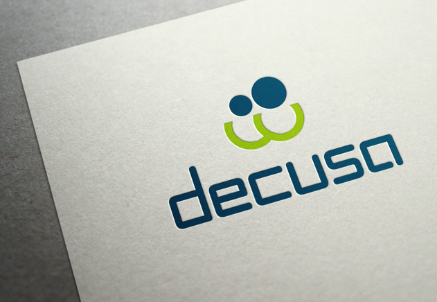 decusa, Corporate Design, Logo Close-Up