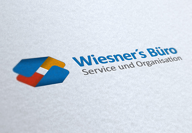 Büroservice Wiesner, Corporate Design, Logo Close-Up